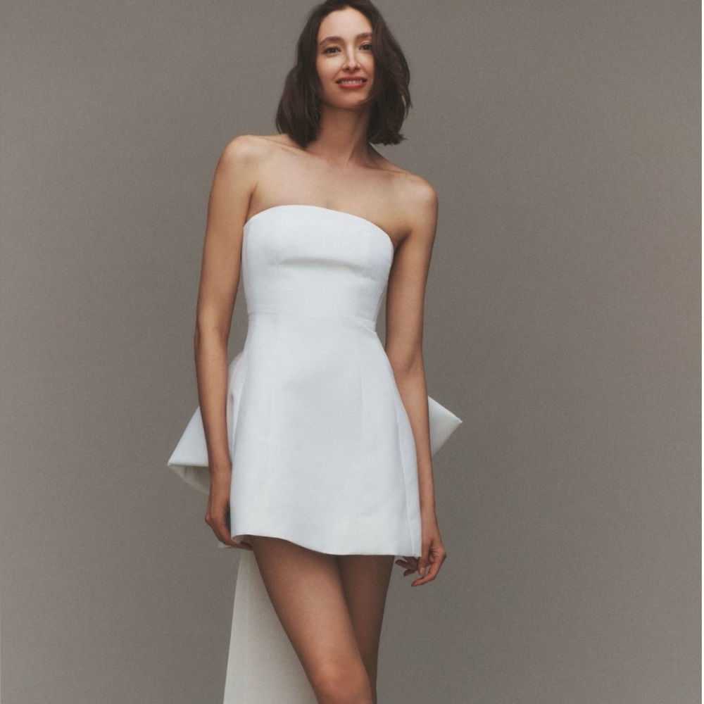 Sachin & Babi white elegant dress